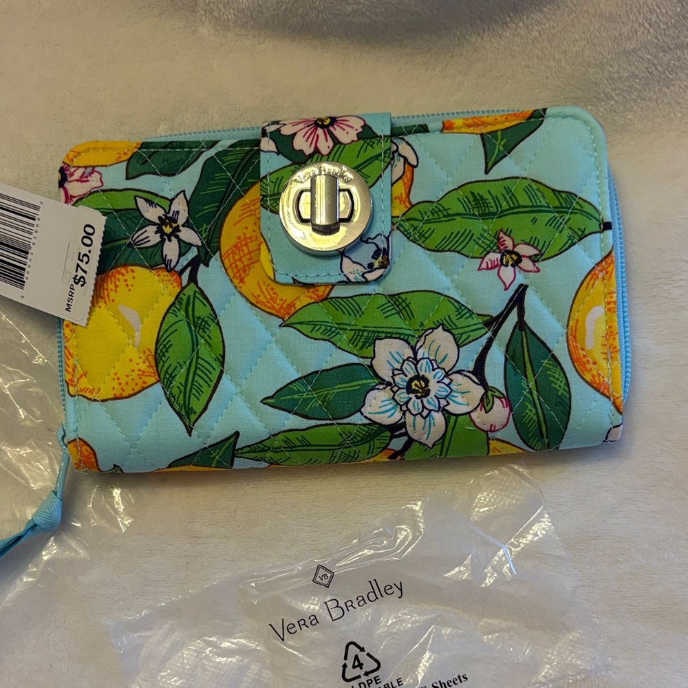 Vera Bradley Lemon Grove wallet